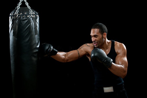 For Heavy Duty Punching, Select the Heavy Bag