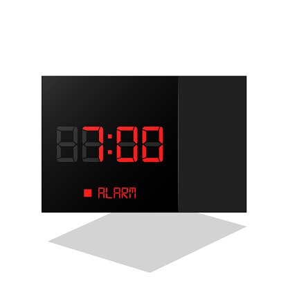 A Digital Wall Clock Is Easy to Read