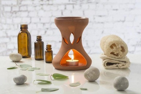 Essential Oil Burner Works Without Electricity