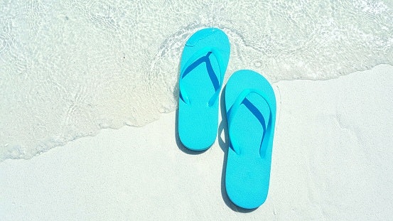 Flip Flops Made From Synthetic Materials Are Lightweight