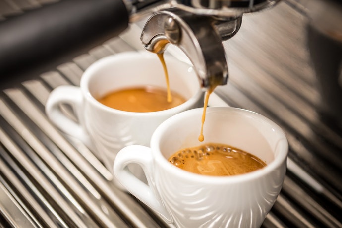 Espresso: Boiling Water Is Forced Under Pressure Through Finely-Ground Coffee Beans