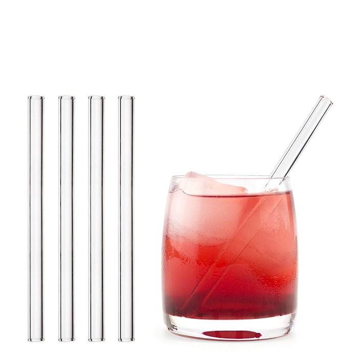 Glass Straws Do Not Stain or Smell and Are Suitable With Hot Drinks