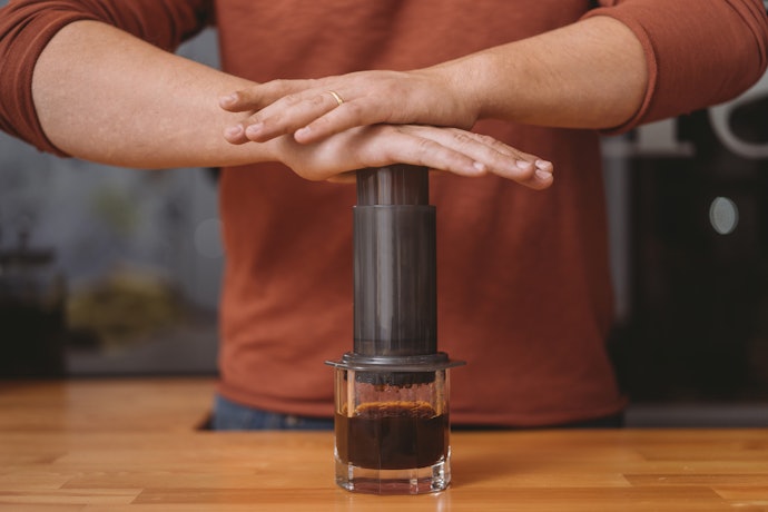AeroPress:Coffee Is Forced Through a Filter