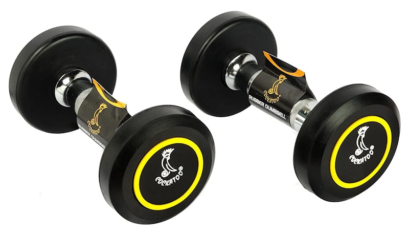 Rubber Coated Professional Round Dumbbells 1