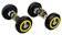 Cockatoo Rubber Coated Professional Round Dumbbells 1