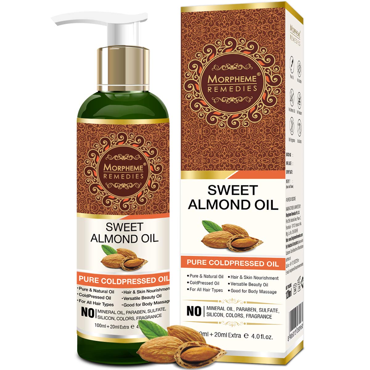10 Best Almond Oils for Hair in India 2021(Morpheme Remedies, Kama Ayurveda and More) 1