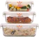 Femora Borosilicate Rectangular Glass Food Storage Container With Air Vent Lid 1