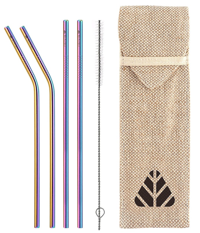Reusable Stainless Steel Metal Straws 1