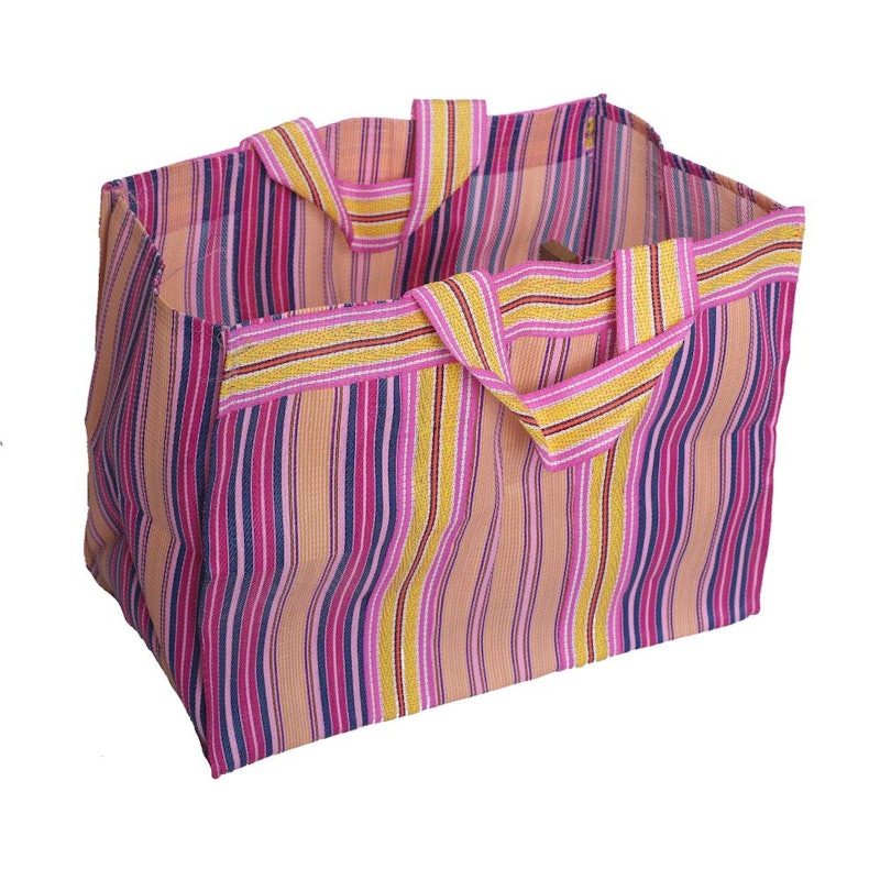 Nylon Multicolour Tote Bag 1