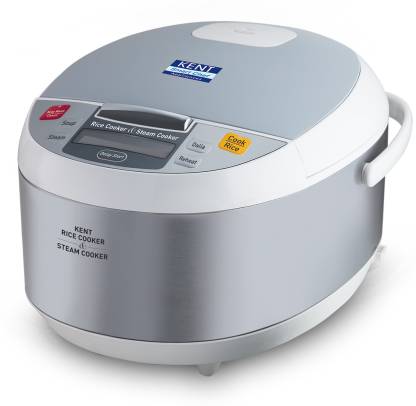 16012 Electric Rice Cooker with Steaming Feature  (1.8 L, Grey) 1