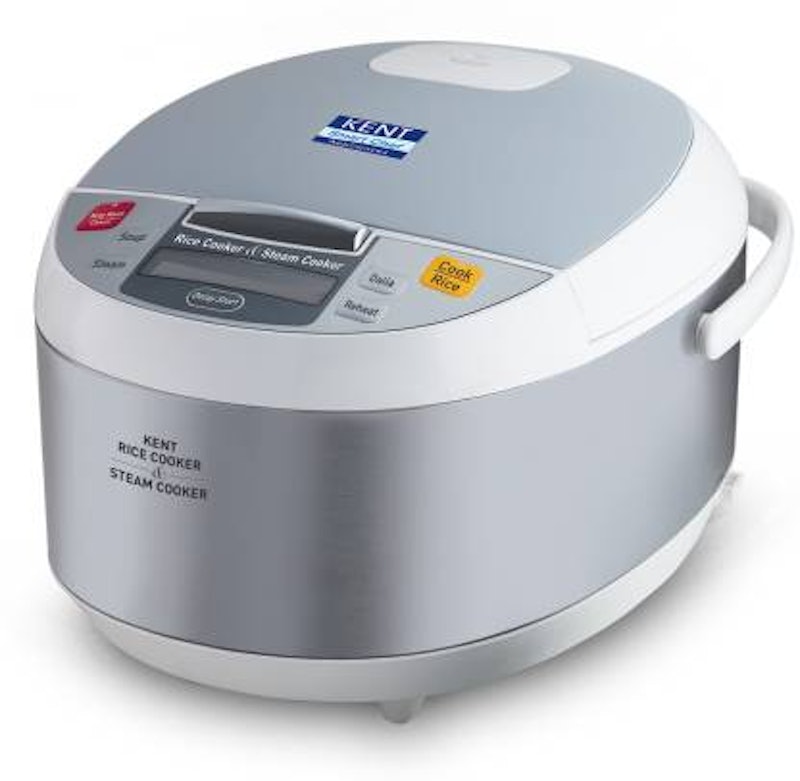 16012 Electric Rice Cooker with Steaming Feature (1.8 L, Grey) 1