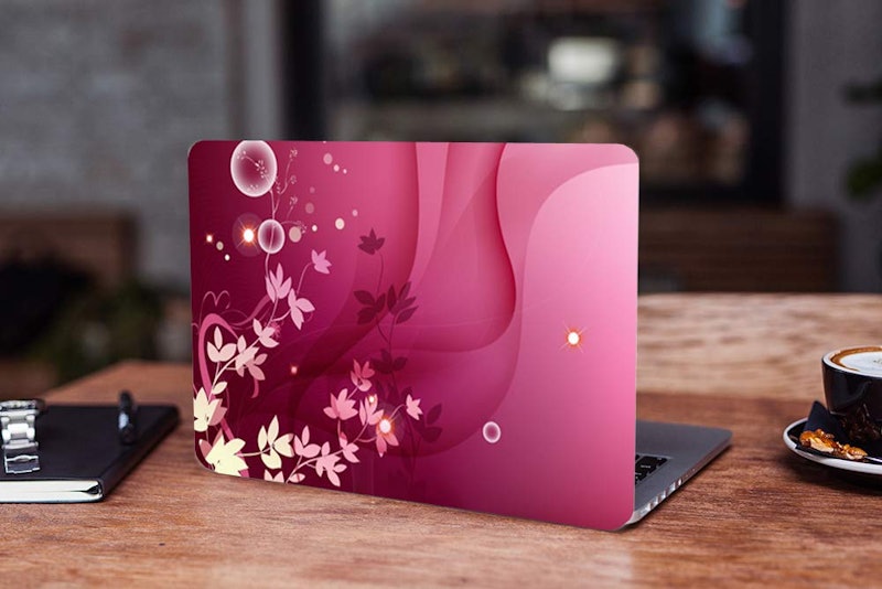 Floral D75 Vinyl Laptop Skin 1