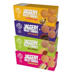 Assorted - Ragi, Dry Fruit, Millet & Chocolate Jaggery Cookies