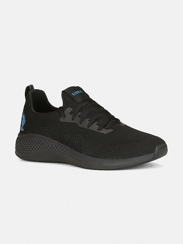 Men Black Walking Shoes 1