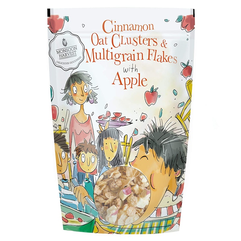 Cinnamon Oats Clusters and Multigrain Flakes With Apple 1