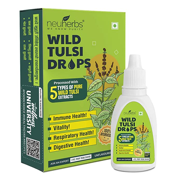 Wild Tulsi Drops, 30ml 1