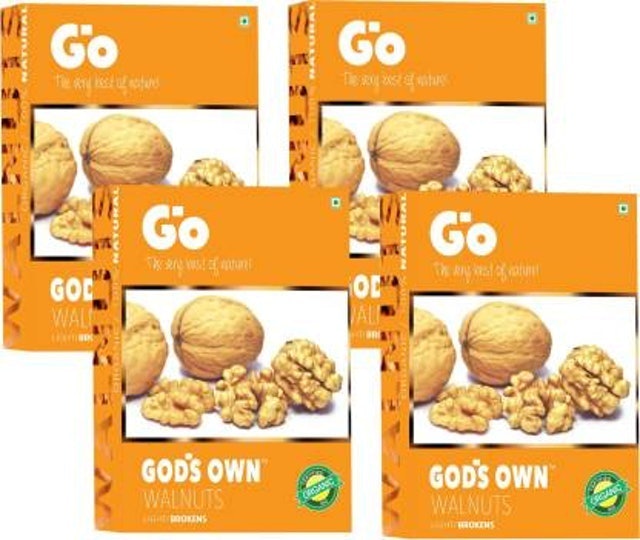 Light Broken Walnuts kernels, 1Kg (250 g x 4)  1