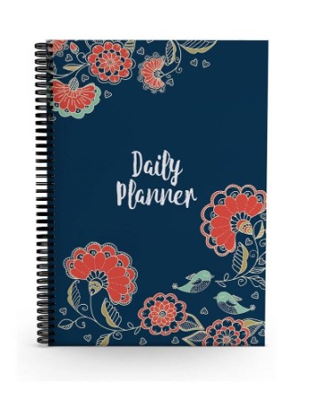  Floral Minimalist Daily Planner 1