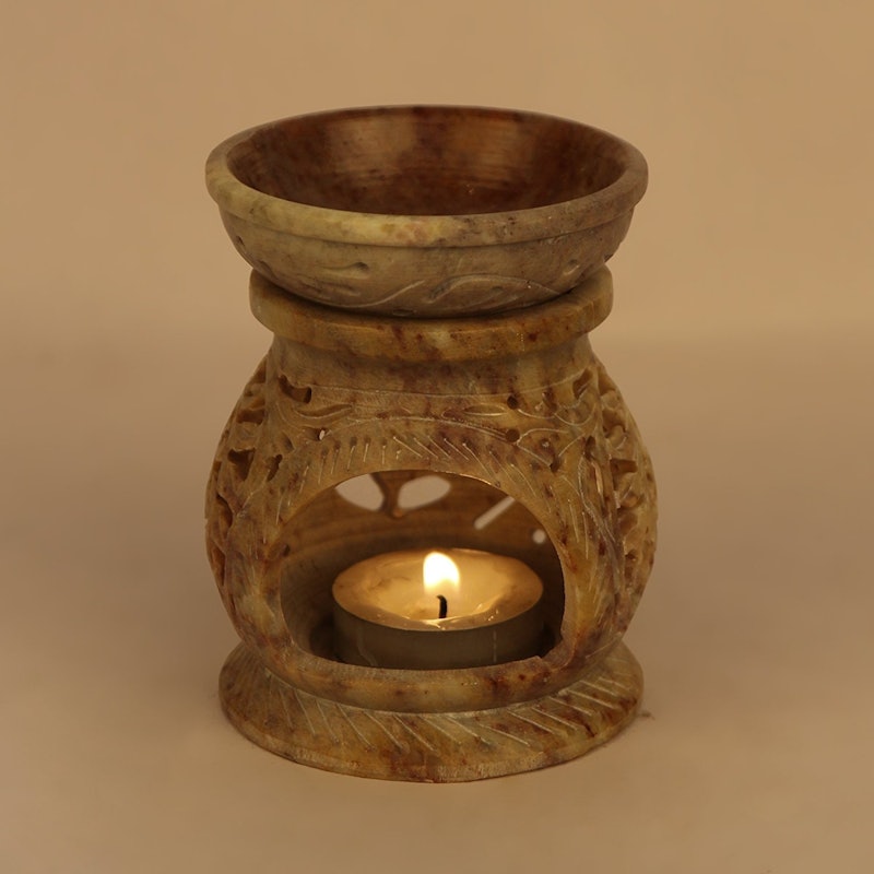Handcrafted Soapstone Aroma Burner Oil Diffuser 2