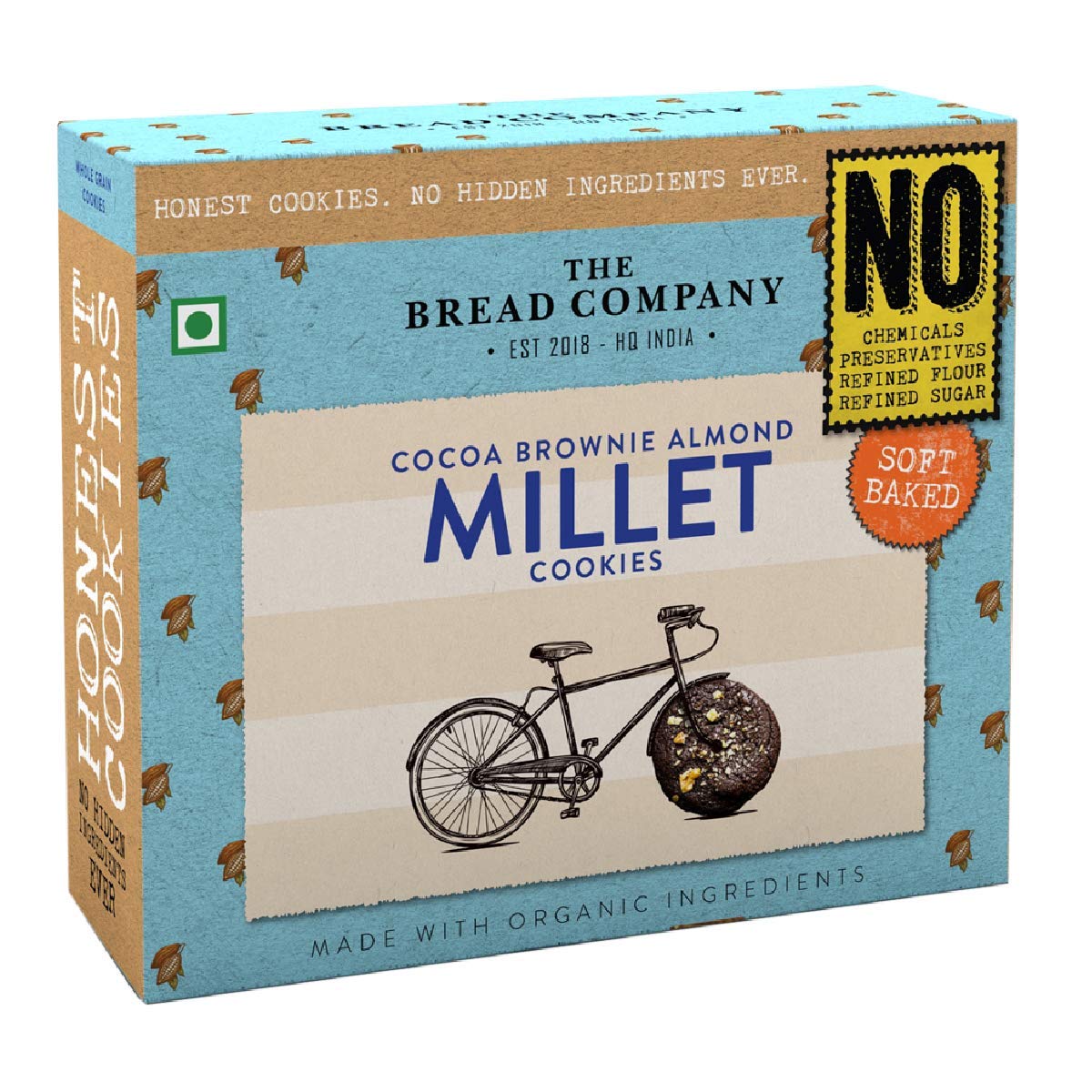 Cocoa Brownie Almond Millet Cookies 1