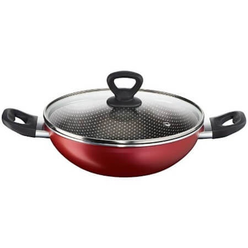 Flipkart SmartBuy Tawa and Fry Pan with Steel Lid Non-Stick Coated