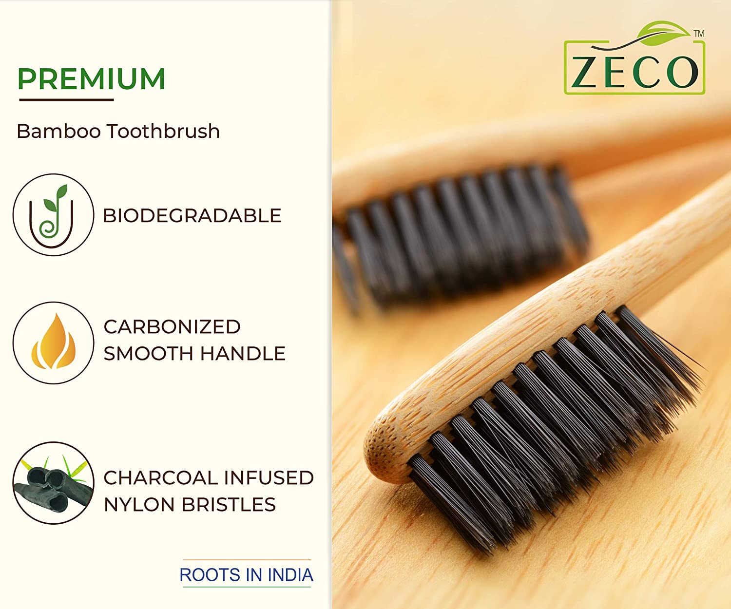 Premium Bamboo Toothbrush 2