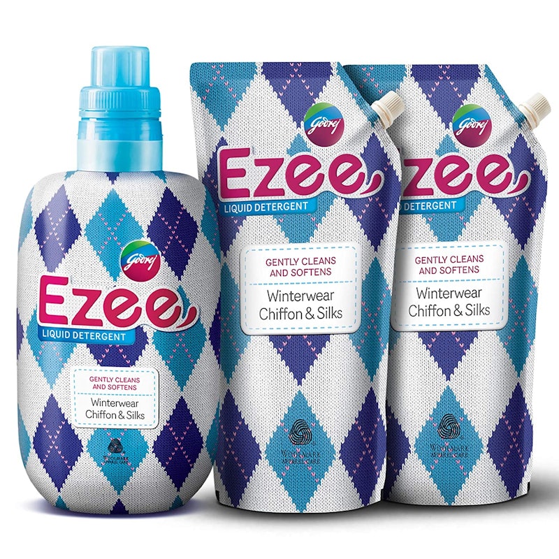 Ezee Liquid Detergent - For Winterwear, 3kgs (1 bottle + 2 refills) 1