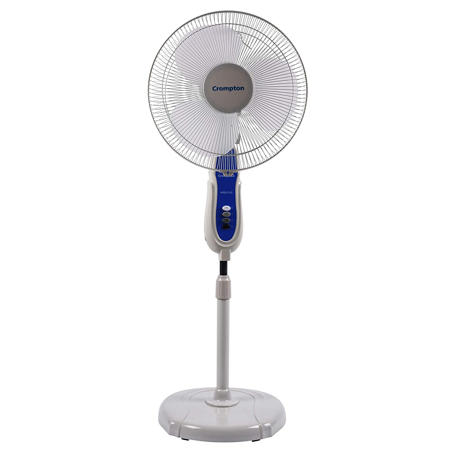 Plastic Hiflo 400 Mm Pedestal Fan Lg (White) 1
