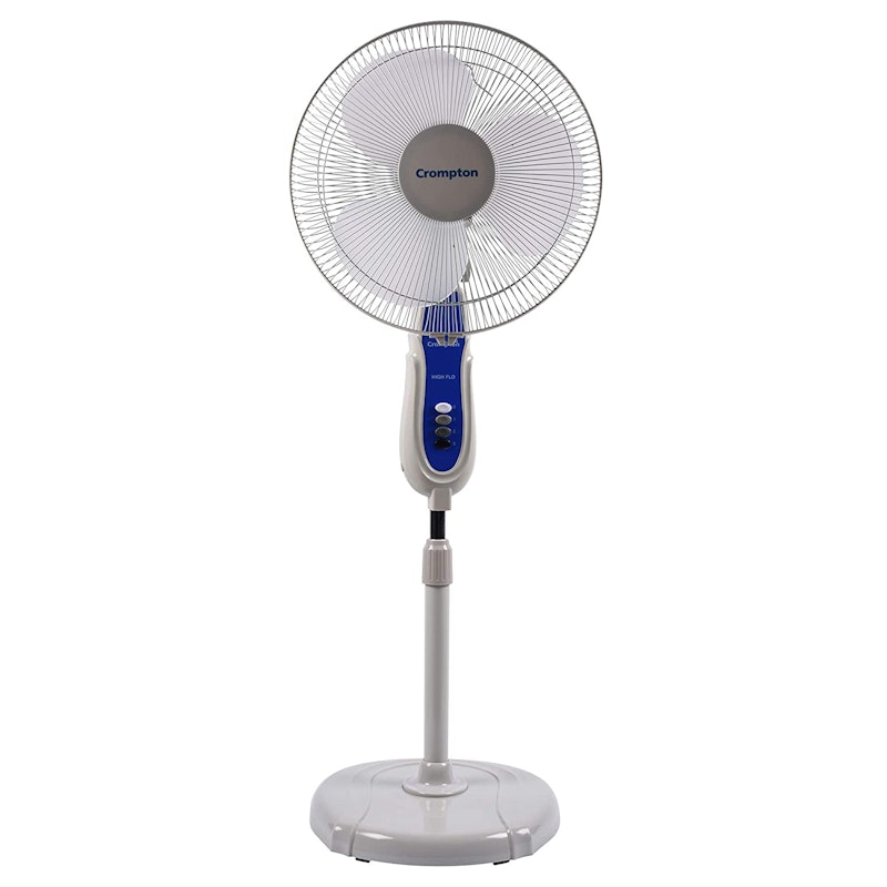 Plastic Hiflo 400 Mm Pedestal Fan Lg (White) 1