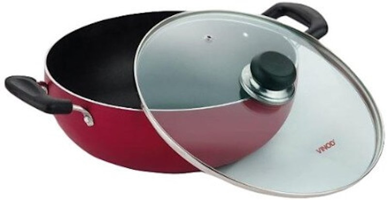 Induction Bottom Kadhai with Lid 1