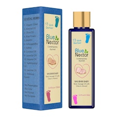 Ayurvedic Baby Massage Oil with Organic Ghee, Almond Oil & Vitamin E