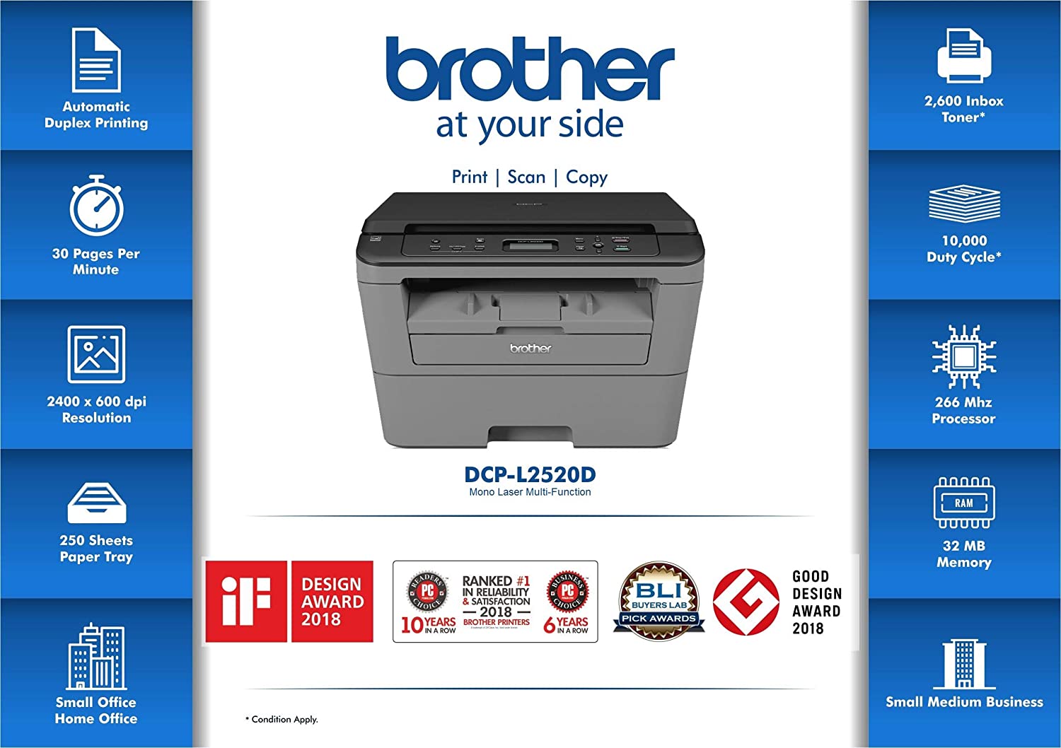 DCP-L2520D Multi-Function 2