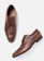 Louis Philippe Men Brown Textured Leather Formal Brogues 1