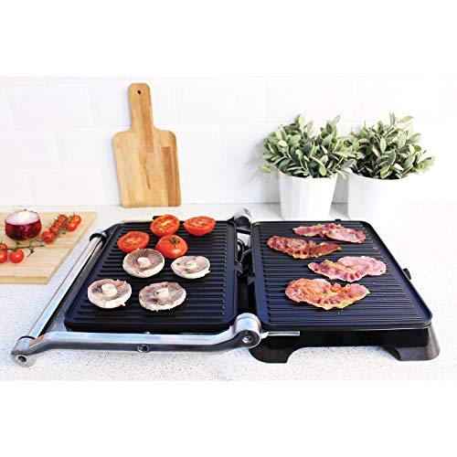 2 In 1 Stainess Steel Panini Press And Grill 1