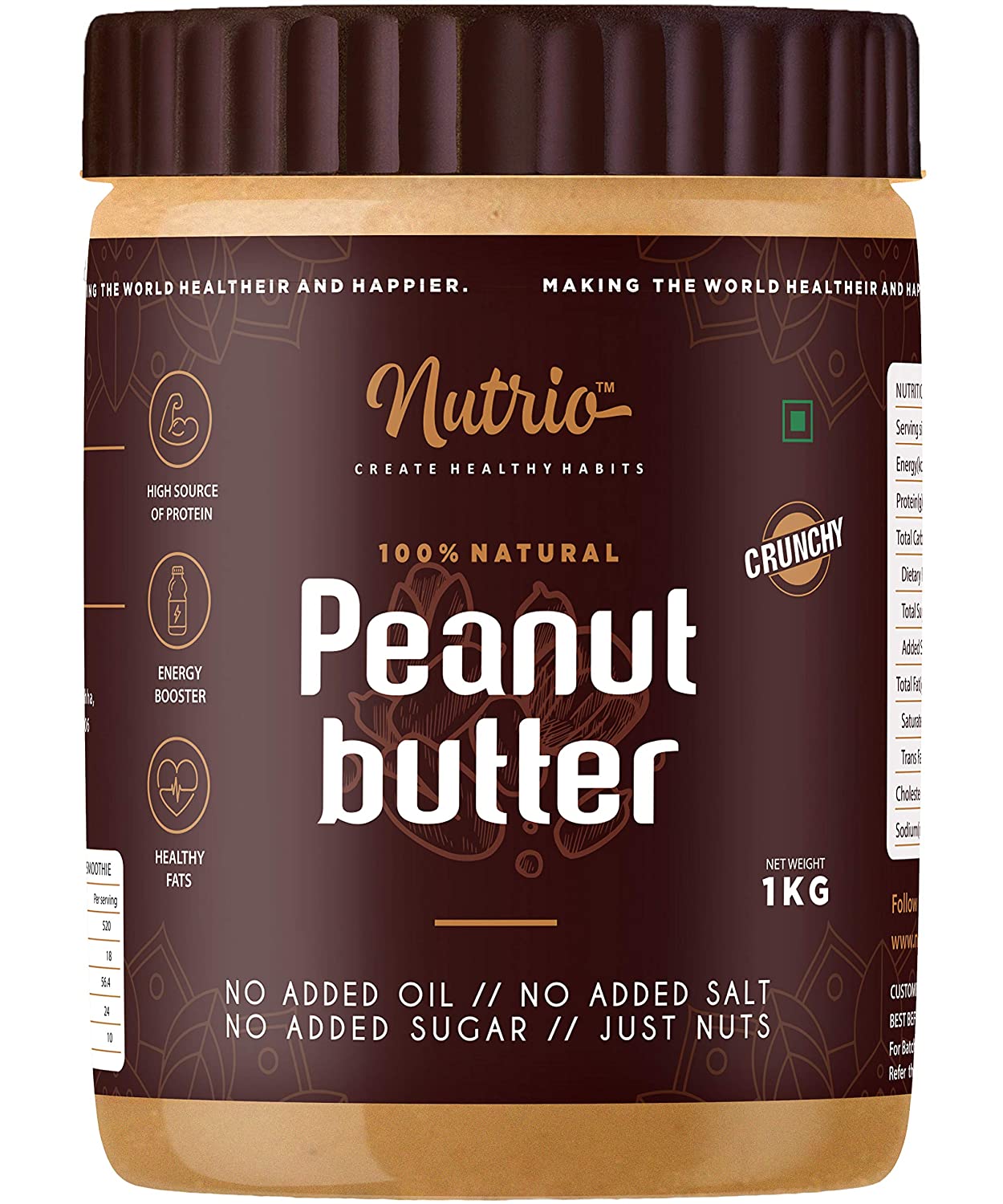 100% Natural Peanut Butter 1
