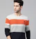 US Polo Assn. Men Navy Blue & Grey Striped Pullover 1