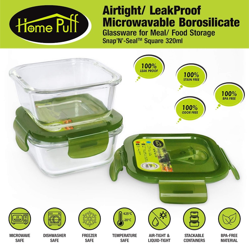 Borosilicate Glass Lunch Box 2