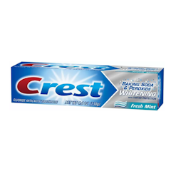Baking Soda and Peroxide Whitening Toothpaste