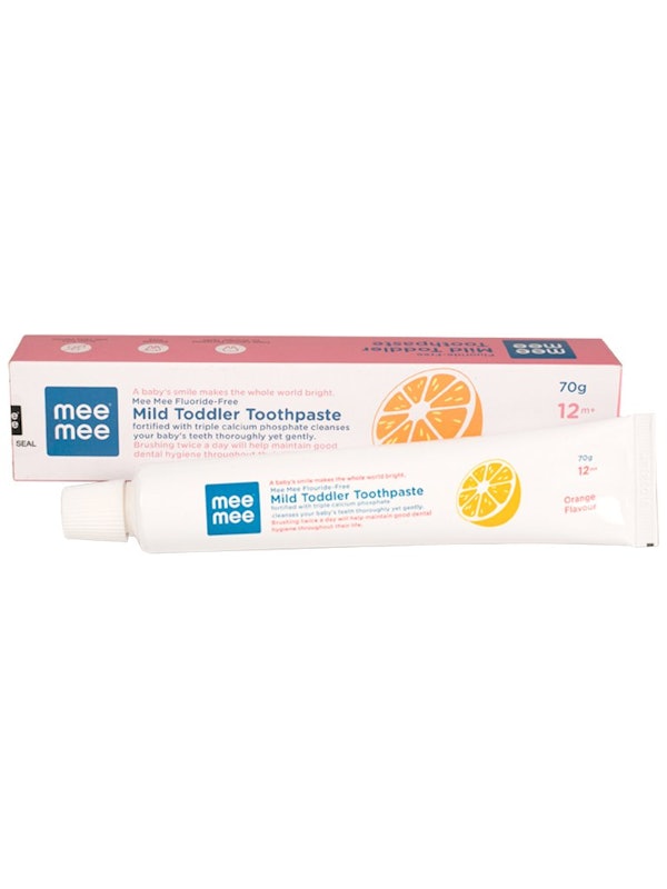 Fluoride-Free Orange Flavor Toothpaste 1