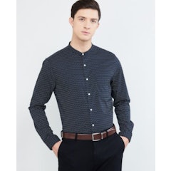 Printed Slim Fit Formal Shirt