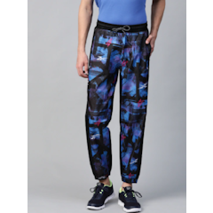 Men Black & Blue Meet You There All Over Print Training Joggers