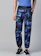 Reebok Men Black & Blue Meet You There All Over Print Training Joggers 1