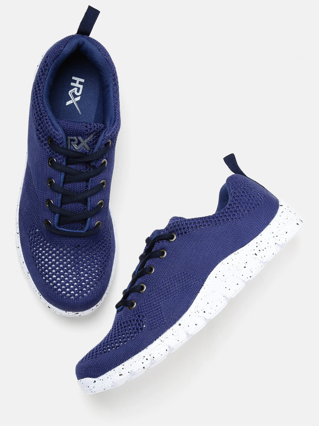 Women Navy Blue Soft Walking Shoes 1