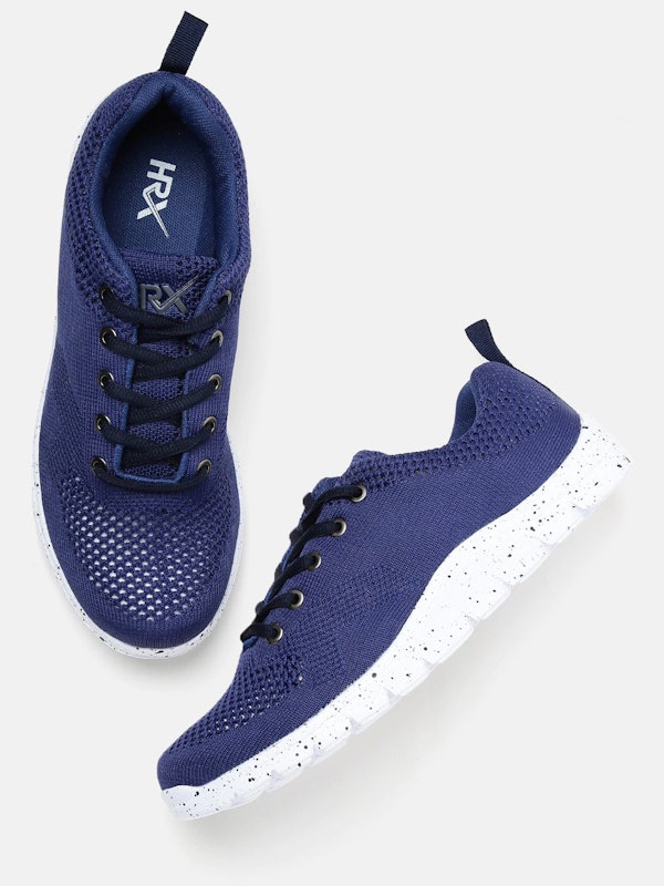 Women Navy Blue Soft Walking Shoes 1