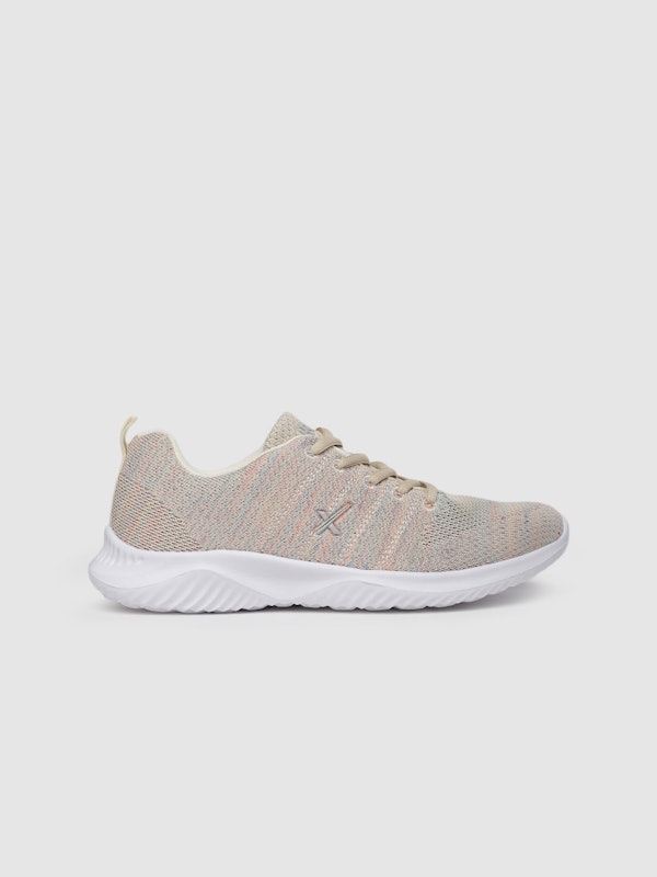 Women Beige Soft Walk Shoe 1