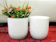 Ecofynd Round Metal Planter 1