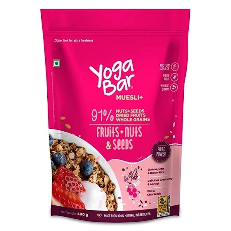 Breakfast Cereal & Muesli | 91% Fruit and Nut + Seeds + Whole-Grains | 400g 1