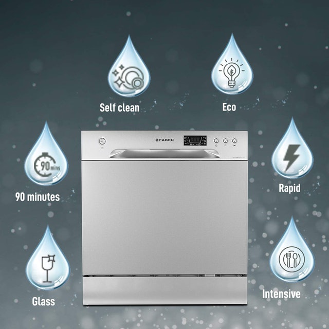Ace Inox 8 Place Setting Dishwasher 5