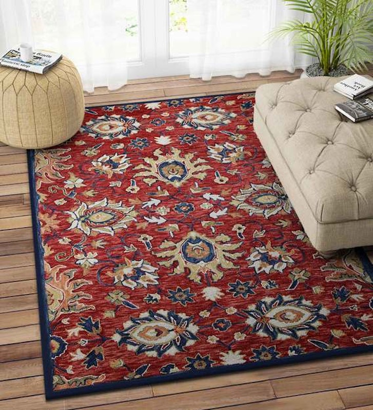 Traditional Pattern Woolen Hand Tufted 1
