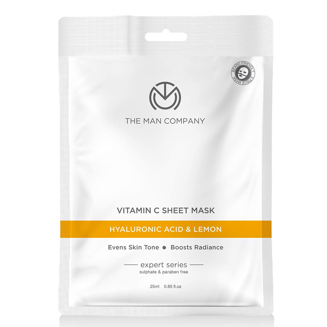 Vitamin C Sheet Mask -Hyaluronic Acid & Lemon  1